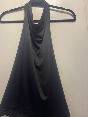 LOFT Black  Versa 360 Sleeveless Halter Top